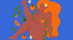 Jeli Bougie parfum orangette - Anaïs Meynard La Fête Sauvage-illustrateur